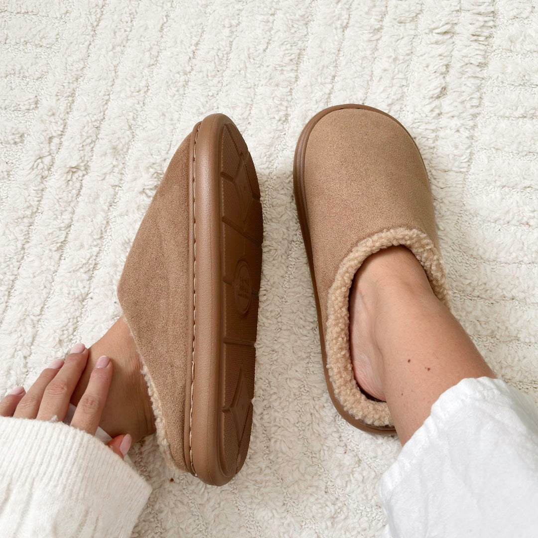 Zapatillas de tejido para mujer interior afelpado - Yrsa
