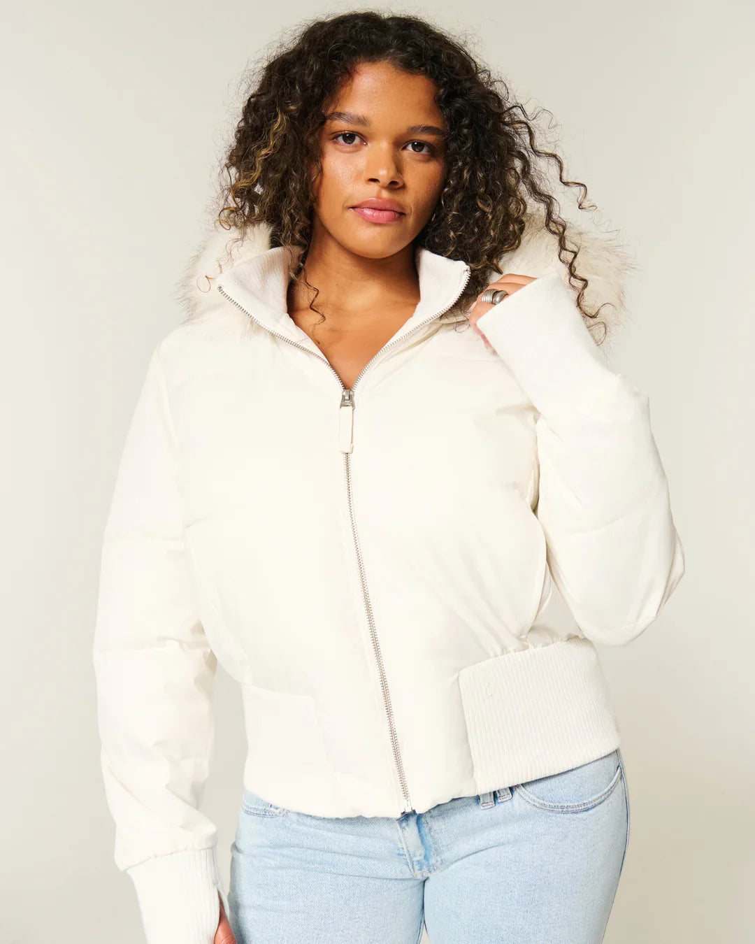 Chaqueta acolchada para mujer de silueta corta - Ragnel