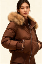 Chaqueta acolchada para mujer de silueta corta - Ragnel