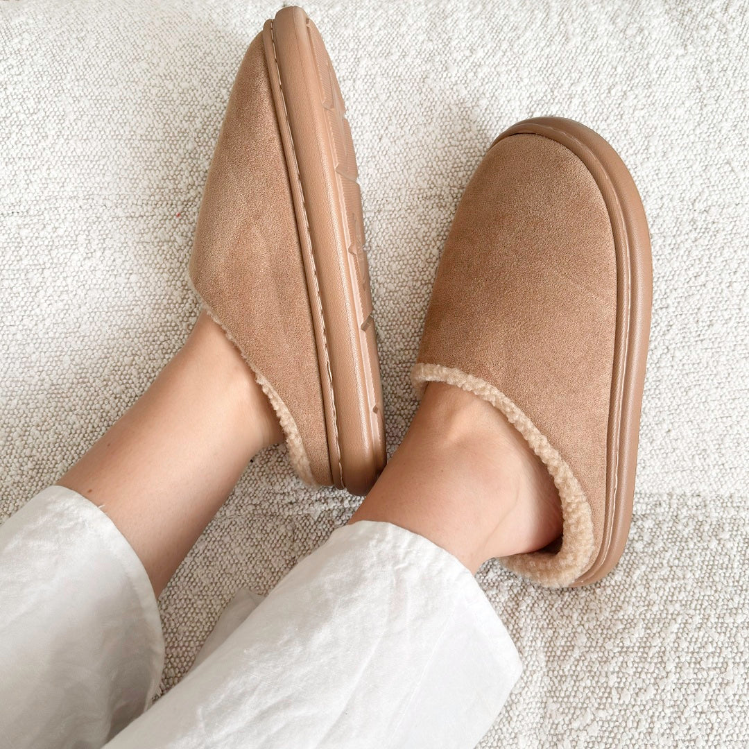 Zapatillas de tejido para mujer interior afelpado - Yrsa