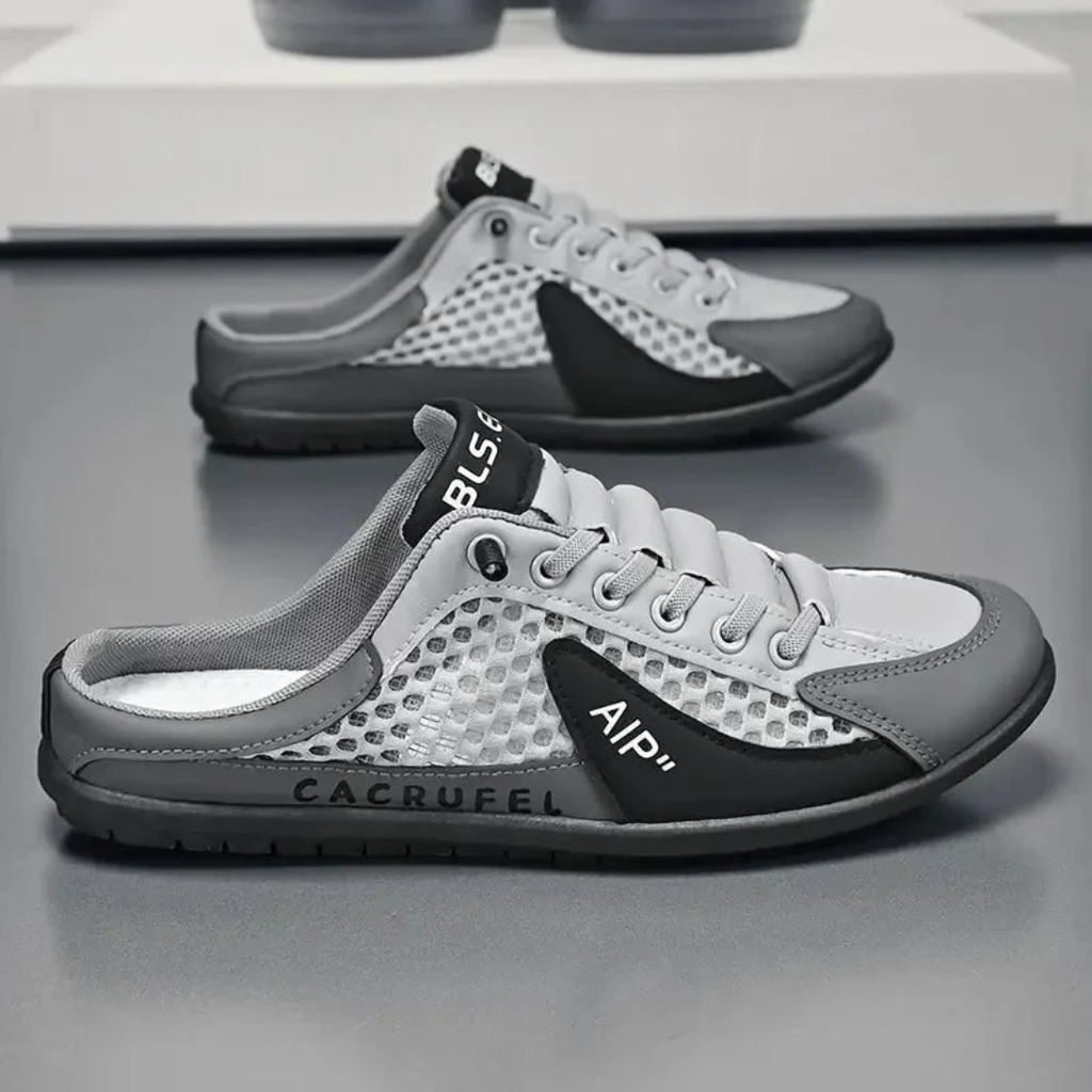 Zapatillas deportivas hombre paneles perforados cordones - Elias