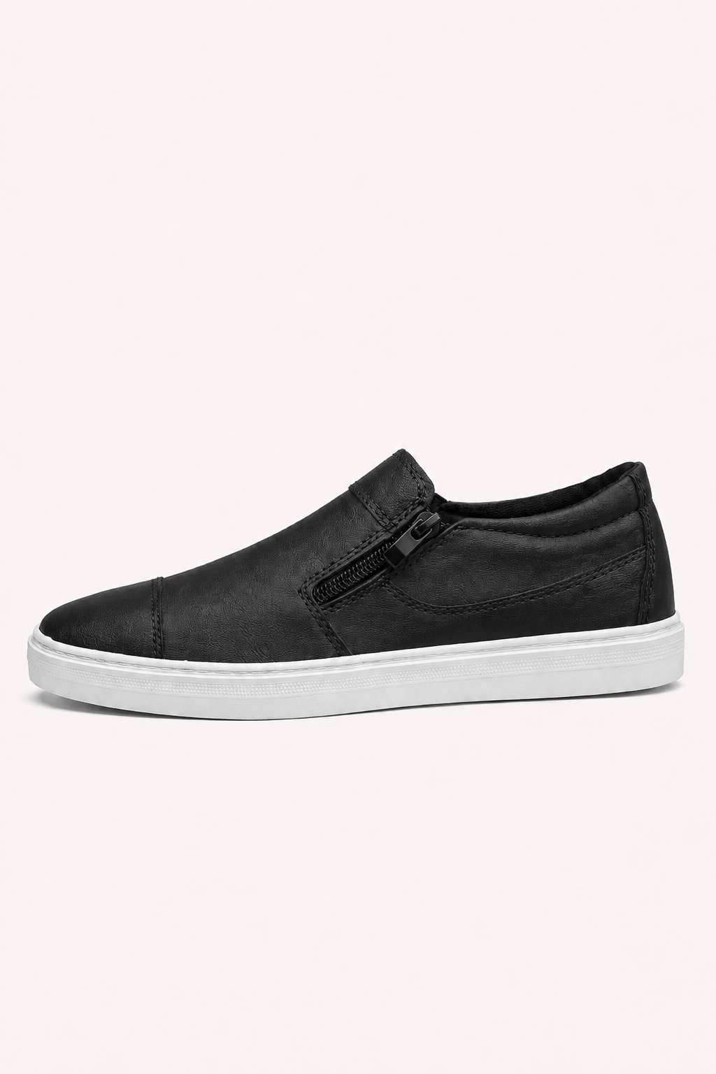 Zapatos casual para hombre con cremallera lateral - Nils